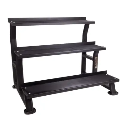 Recoil Kettlebellställ 3 våningar Stål Svart