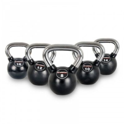 Kettlebells, gummi/krom, inSPORTline