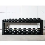 Kraftmark Rack Kettlebell/Balls 2 Hyllor (Utgått), Ställningar kettlebells