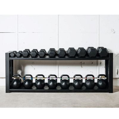Kraftmark Rack Kettlebell/Balls 2 Hyllor (Utgått), Ställningar kettlebells