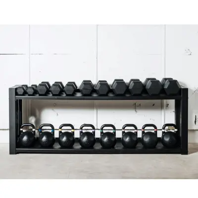 Kraftmark Rack Kettlebell/Balls 2 Hyllor (Utgått), Ställningar kettlebells