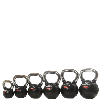 NF Kettlebells Gummi/Chromehandtag