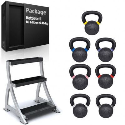 Paket Kettlebell BC Edition Järn 4-16 kg