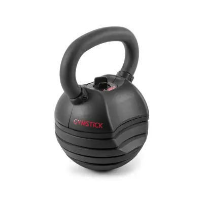 Gymstick Kettlebell  Justerbar Quick-Lock 13,5kg Stål Svart