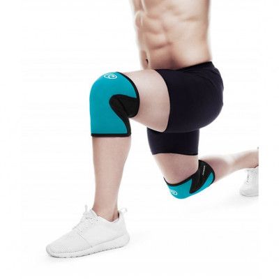 RX Knee 5mm Turkos/Svart