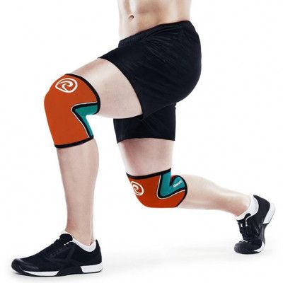 RX Knee Sleeve 5mm Orange/Teal
