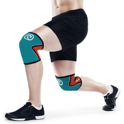 RX Knee Sleeve 5mm Teal/Orange