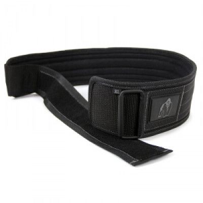 4 Inch Nylon Belt, black/grey, medium/large