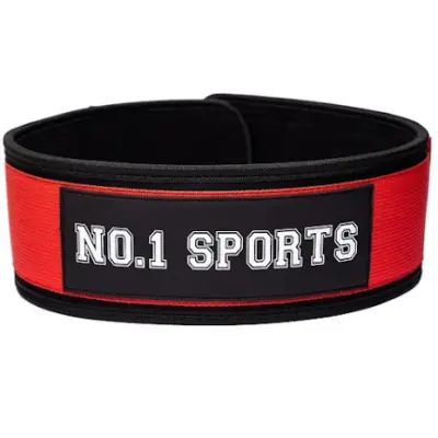 No.1 Sports Wod Belt Red - Large