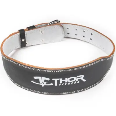 Nordic Fighter Tyngdlyftarbälte I Rejält Läder, Träningsbälte
