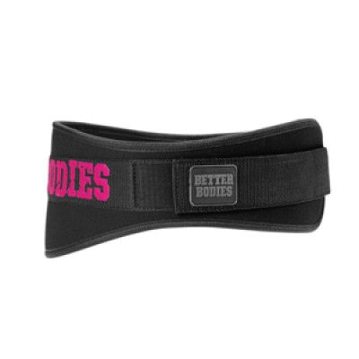 Womens Gym Belt, black/pink, Better Bodies