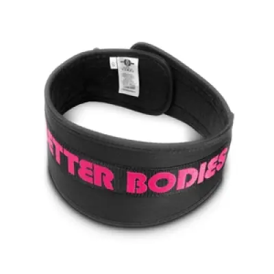 Womens Gym Belt, black/pink, xsmall