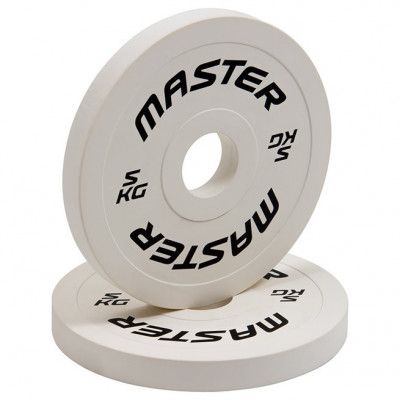 Master Fitness Change Plate, Viktskivor gummerade