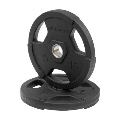 Gummiklädd Viktskiva 50 mm 1,25–20 kg