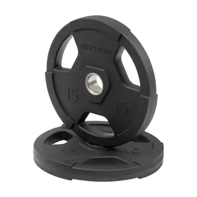 Gummiklädd Viktskiva 50 mm 1,25–20 kg