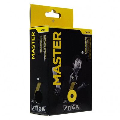 Master 1-star Pingisboll ABS 6-pack Orange
