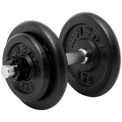 Master Fitness Hantelset 17 kg 30 mm, Hantelset