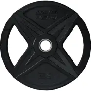 Master Fitness Nero Rubber Plate, Viktskivor gummerade
