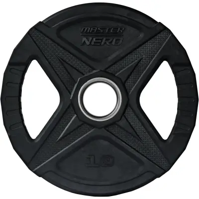 Master Fitness NERO RUBBER PLATE10KG