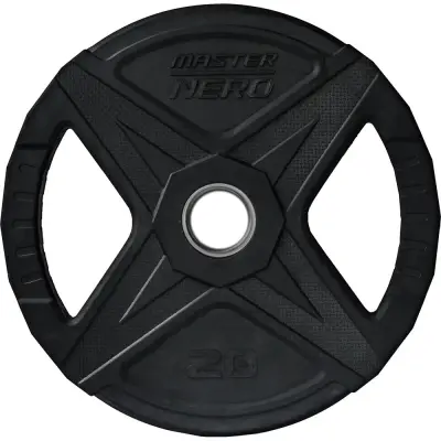 Master Fitness NERO RUBBER PLATE20KG