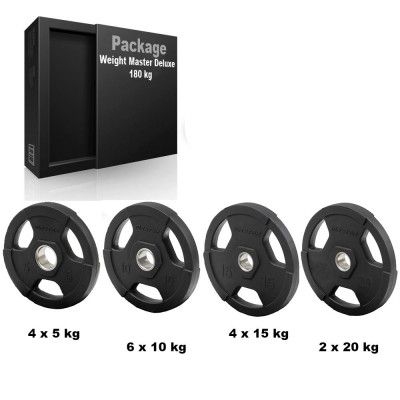 Master Fitness Viktpaket Master Deluxe 180 kg