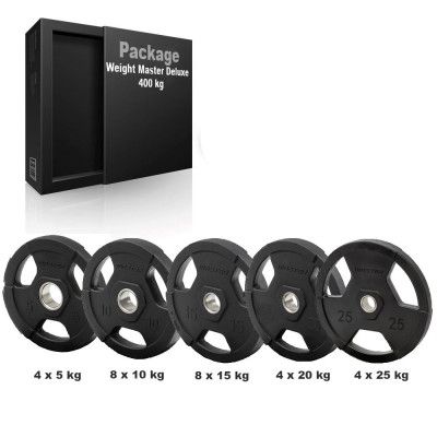 Master Fitness Viktpaket Master Deluxe 400 kg