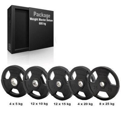 Master Fitness Viktpaket Master Deluxe 600 kg