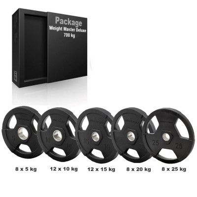 Master Fitness Viktpaket Master Deluxe 700 kg