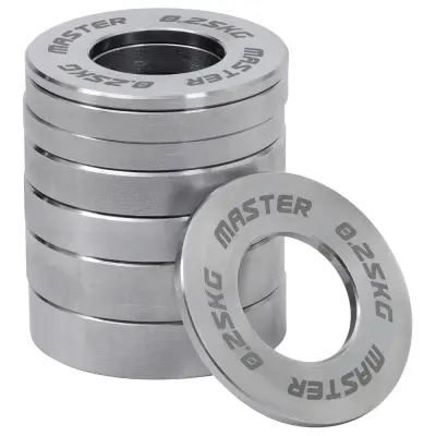 Master Fitness Viktskivor Viktpaket 50mm Mini Järn Grå