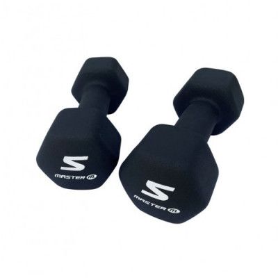 Neoprenhantlar 2x5kg Master Fitness