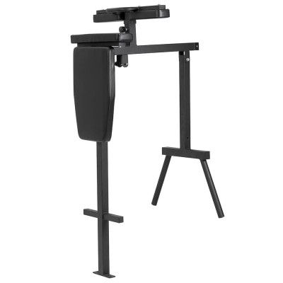 Master Fitness Brutalbänk Väggmonterad Stål Svart