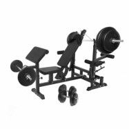 Gorilla Sports Multigym BASIC Svart - 100kg