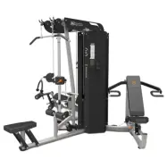 3-Station Multigym Stål Svart/Silver - Impulse