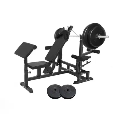 Multigympaket BASIC Black/White 60kg