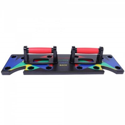 Gorilla Sports Push Up Board Armhävningar - 9in1, Parallettes&pushup bars