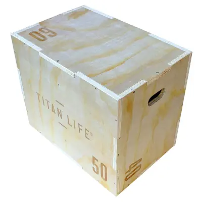 Titan Life PRO Plyo Boxes Wooden, Plyo box