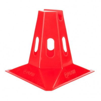 vidaXL Träningskoner 150 mm 6 st röda