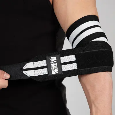 Armbågsskydd Wraps Svart/Vit 1,5 m