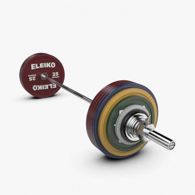 Eleiko Powerlifting Training Set 285 kg, Skivstångsset