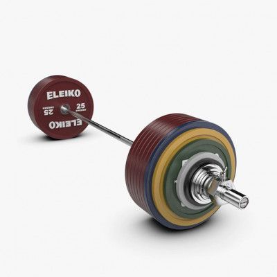 Eleiko Powerlifting Training Set 435 kg, Skivstångsset