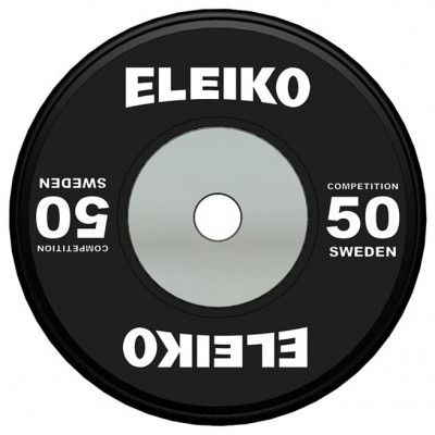 Eleiko WPPO Powerlifting Competition Disc, Viktskiva Gummerad