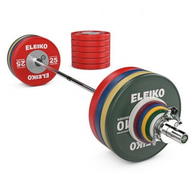 Eleiko WPPO Powerlifting Competition Set - 340,5 kg, Skivstångset