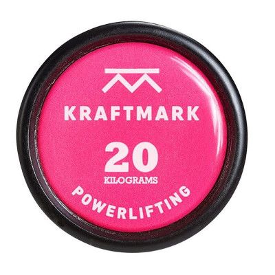 Kraftmark Powerlifting Bar Raw 20 kg, Skivstång