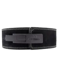 Powerlifting Lyftarbälte Snabbspänne Svart