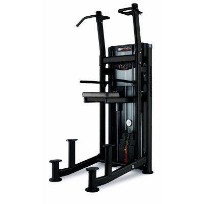 Pull-Ups/Chinsmaskin Assisterad, Stål Svart - BH Fitness (L450B)