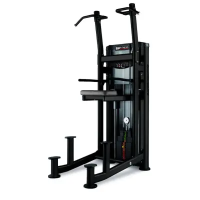 Pull-Ups/Chinsmaskin Assisterad, Stål Svart - BH Fitness (L450B)