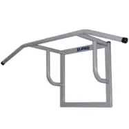 Eleiko Chin Rack - wall model, knurled grip, silver