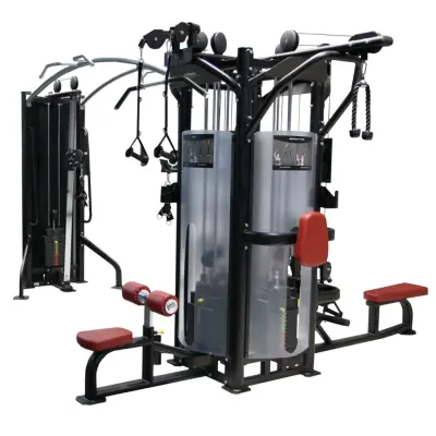 Fyrstation med kryssdrag stål svart - BH Fitness