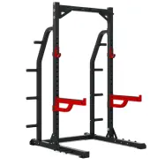 Master Fitness Halfrack Med Vikthäng XT10 Svart/Röd