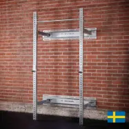Kraftmark Foldback Squat Stand 2.0 Galvaniserad, Skivstångsställning